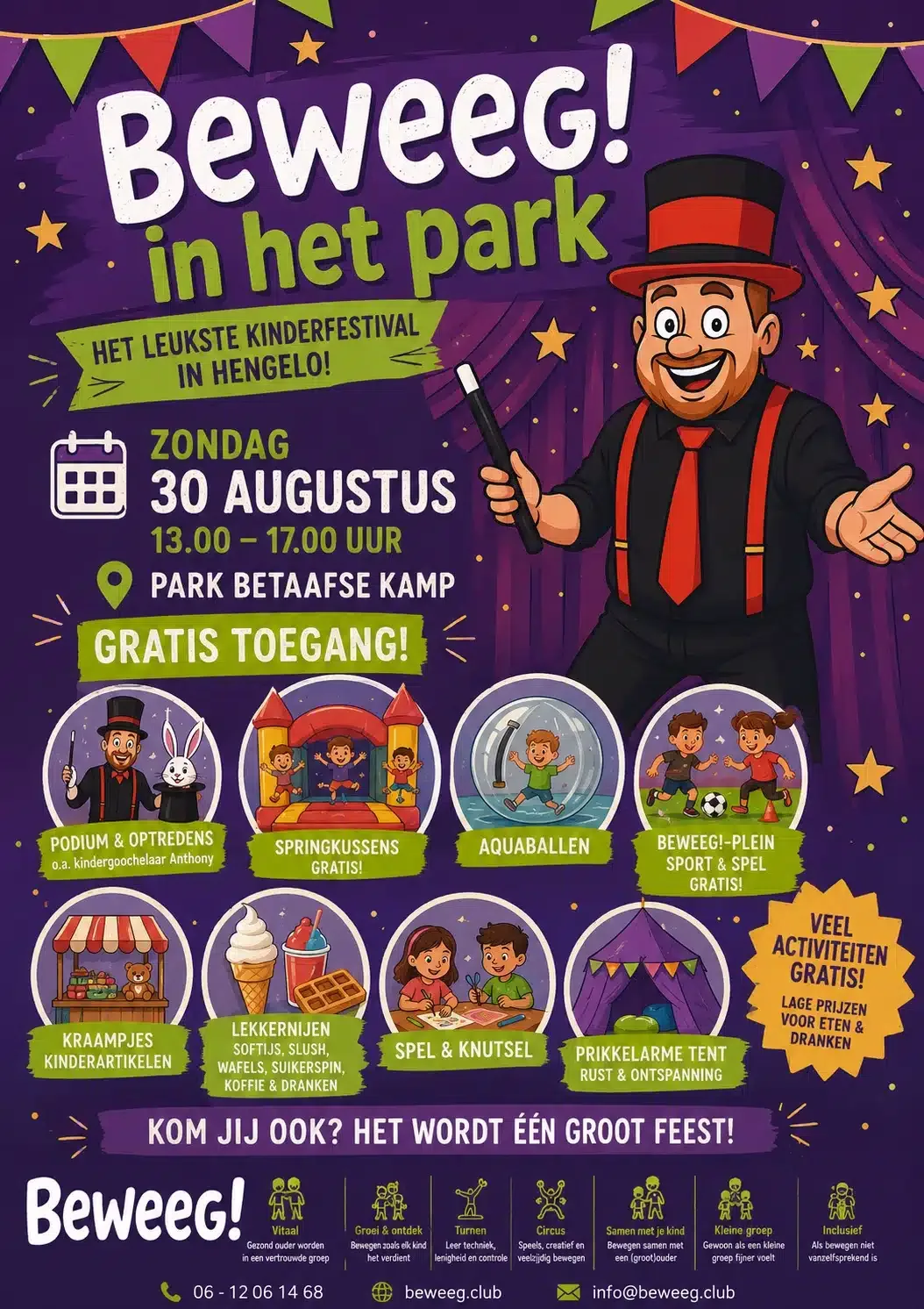 Beweeg in het park