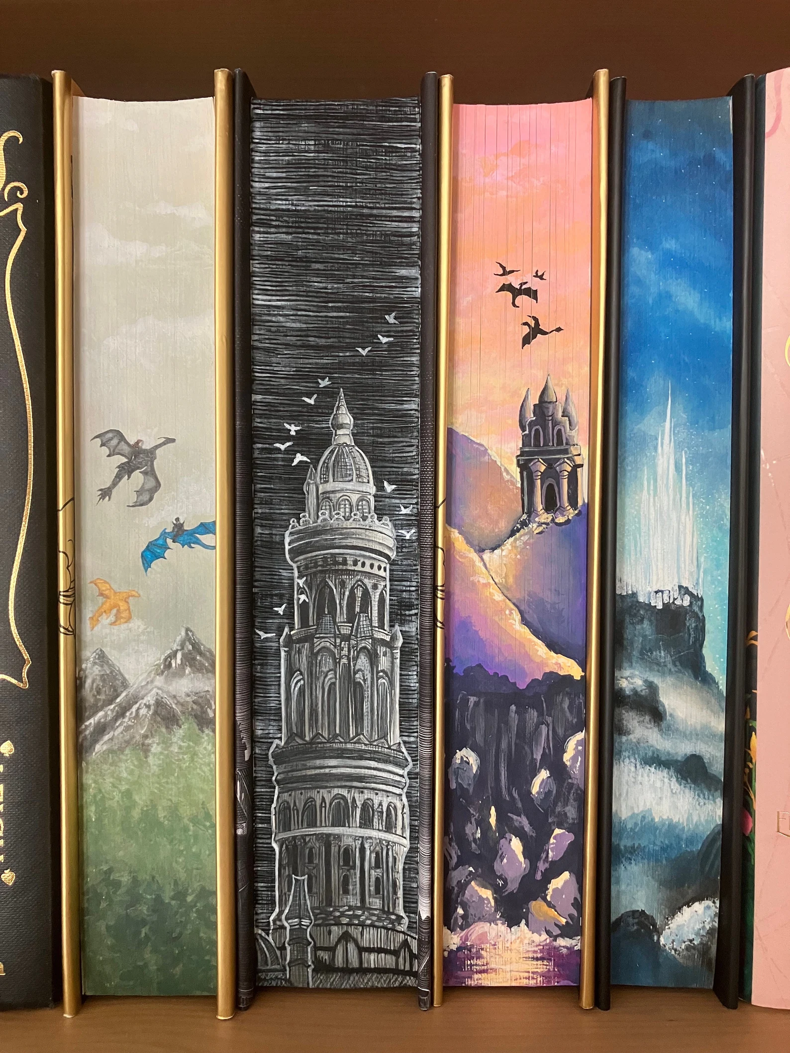 Inesasart custom sprayed edges