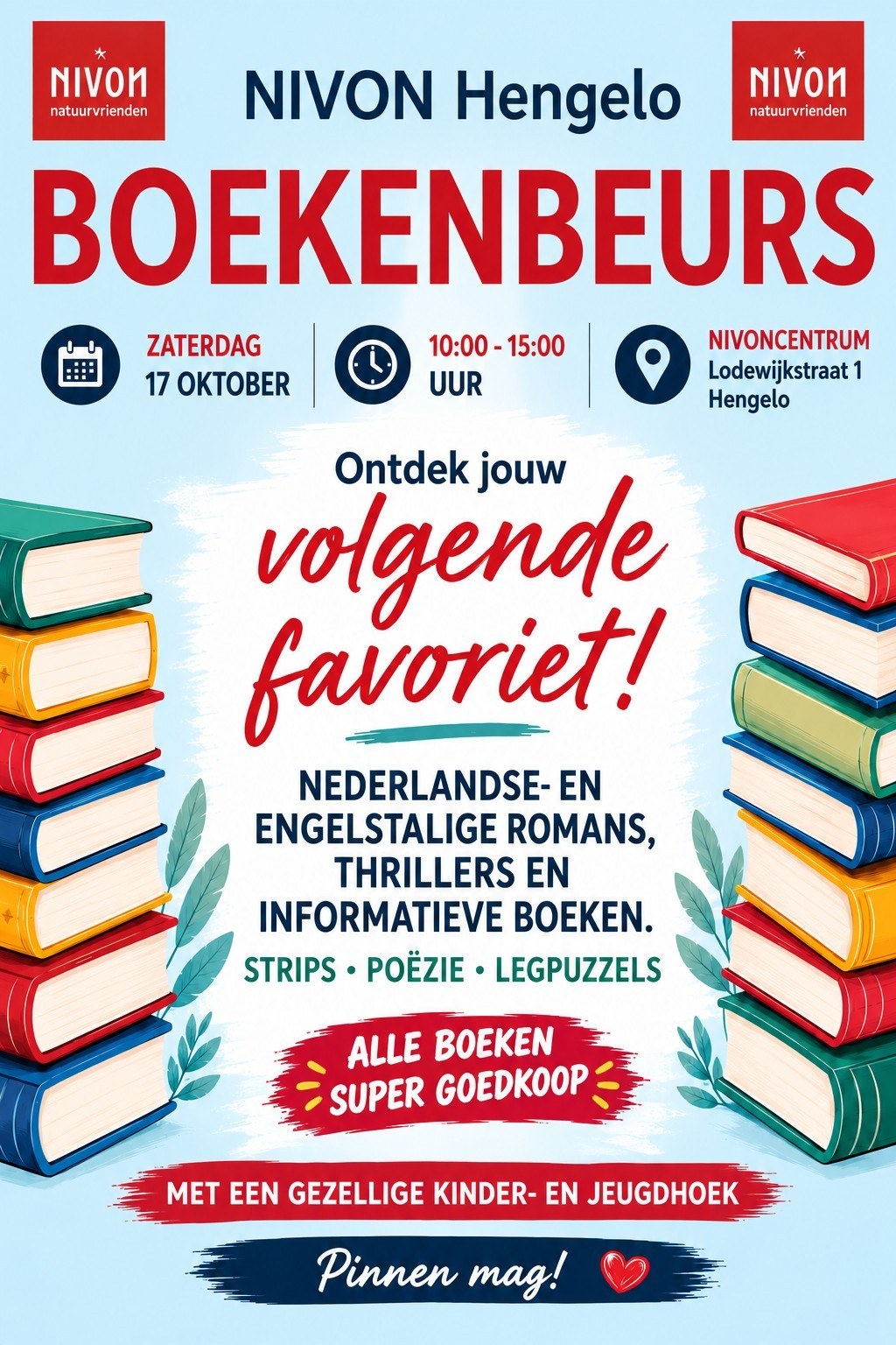 Poster boekenbeurs