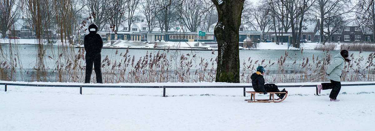 Tuindorp Hengelo in winter