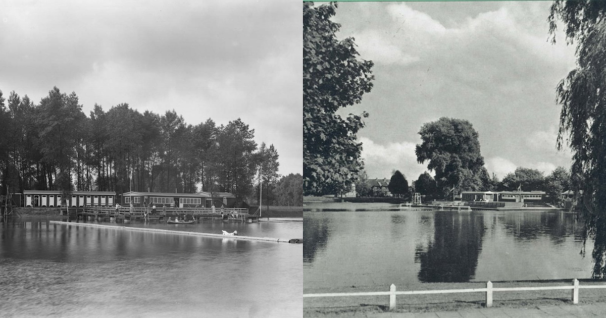 Oude foto's van het Tuindorpbad in Hengelo